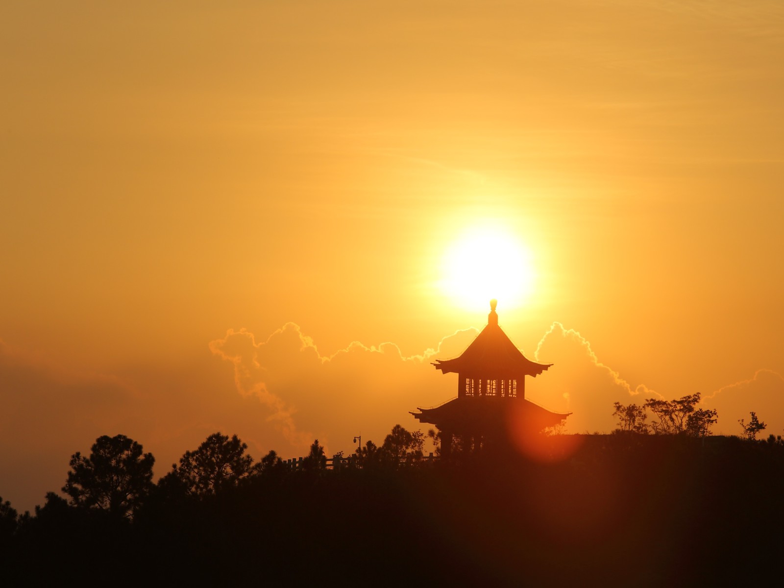 神农阁夕影