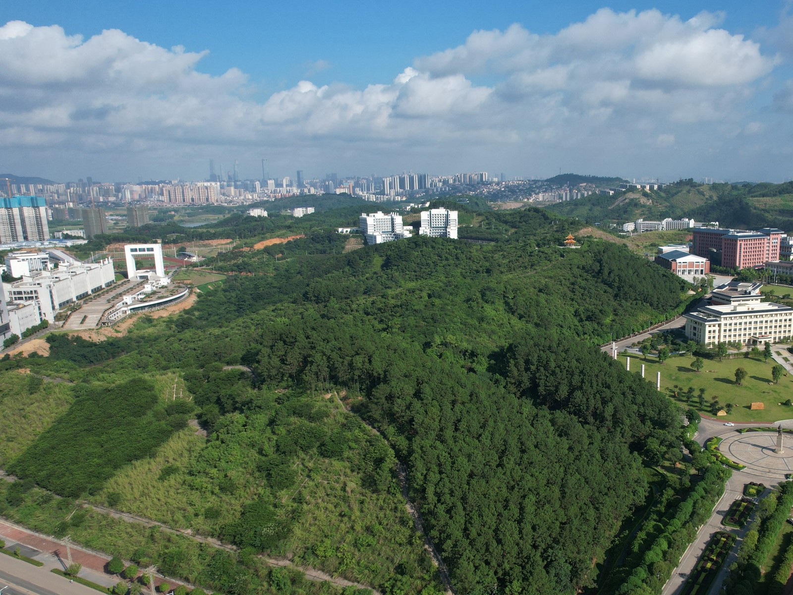 药师山鸟瞰图